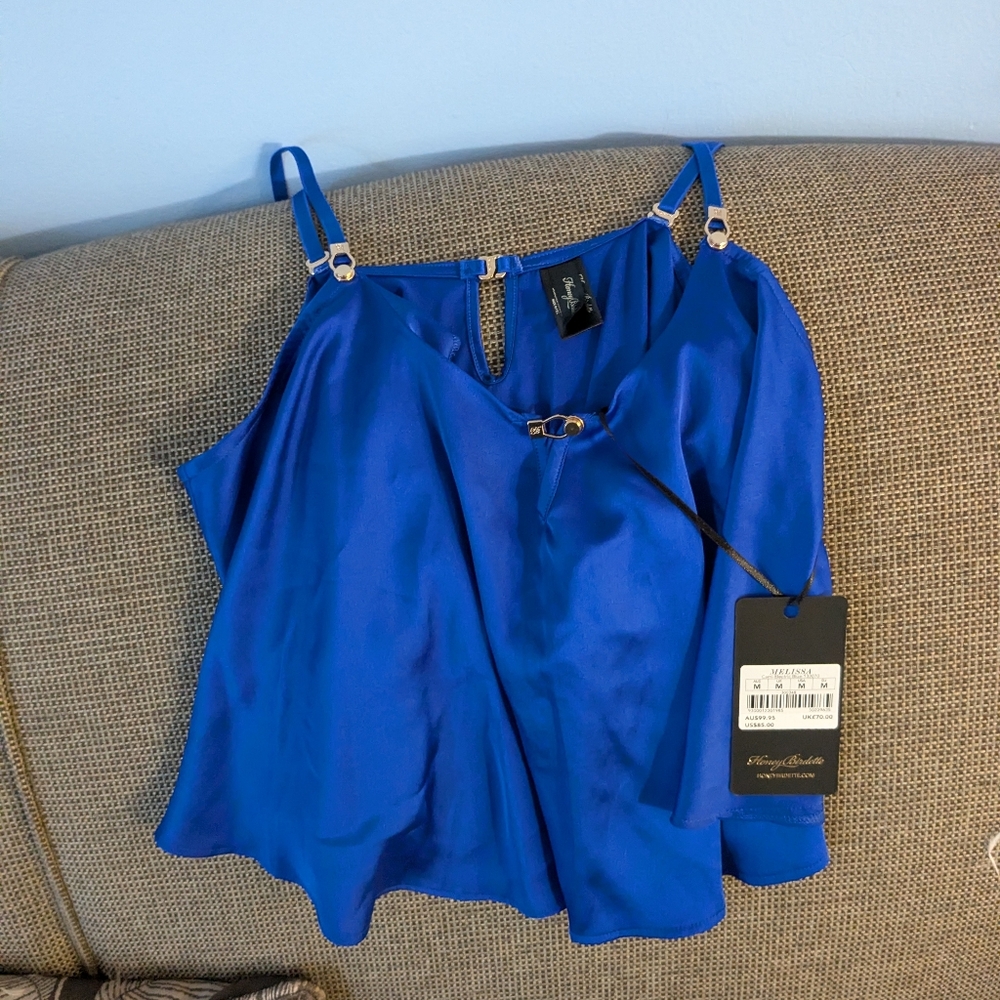 NWT Blue Honey Birdette Cami Medium